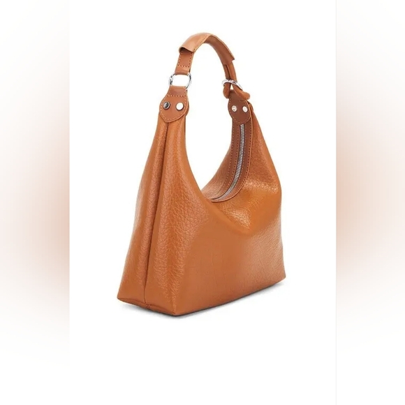 8 Other Reasons Top Handle Bag features a faux PEBBLE leather exterior BROWN NWT - Picture 2 of 4